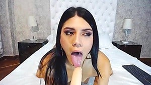 AshleyRussell Reverse Cowgirl Dildo Riding